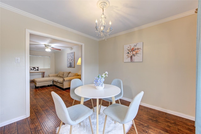 4040 San Felipe St Unit 203, Houston, TX 77027 - dining space featuring a chandelier, hardwood / wood-style floors, baseboards, and crown molding