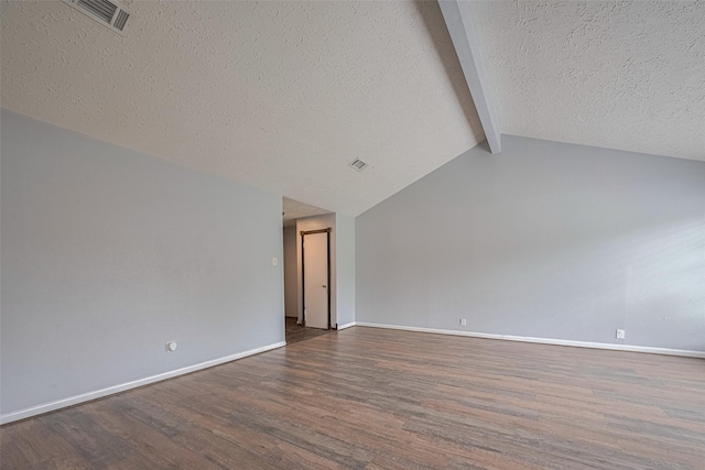 19531 Lazy Valley Dr, Katy, TX 77449 - spare room with a textured ceiling, wood finished floors, and baseboards