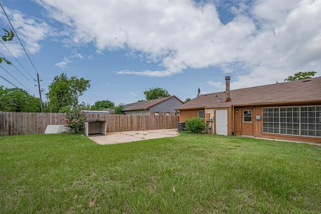 19531 Lazy Valley Dr, Katy, TX 77449 - view of yard with a patio area