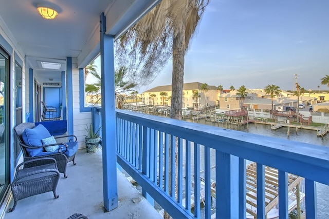 14434 E Cabana St Unit 319, Corpus Christi, TX 78418 - balcony featuring a residential view and a water view