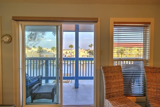 14434 E Cabana St Unit 319, Corpus Christi, TX 78418 - doorway with plenty of natural light