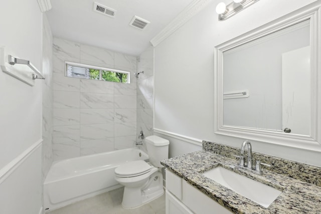 2707 Shawna Lyn Dr, Spring, TX 77373 - full bathroom featuring vanity and bathing tub / shower combination