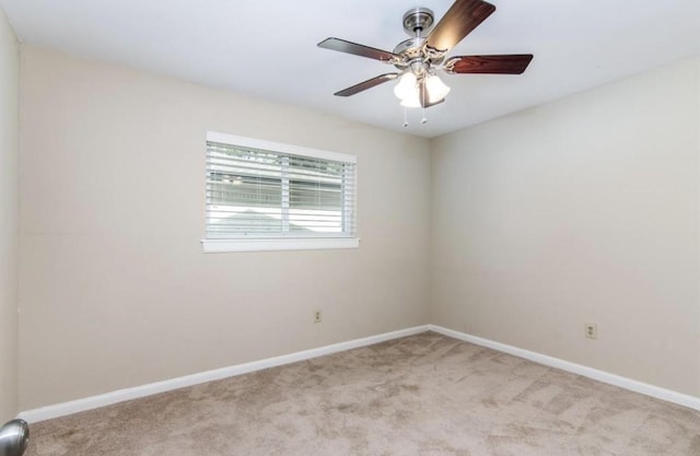 5807 Silver Forest Dr, Houston, TX 77092 - empty room featuring light colored carpet and a ceiling fan