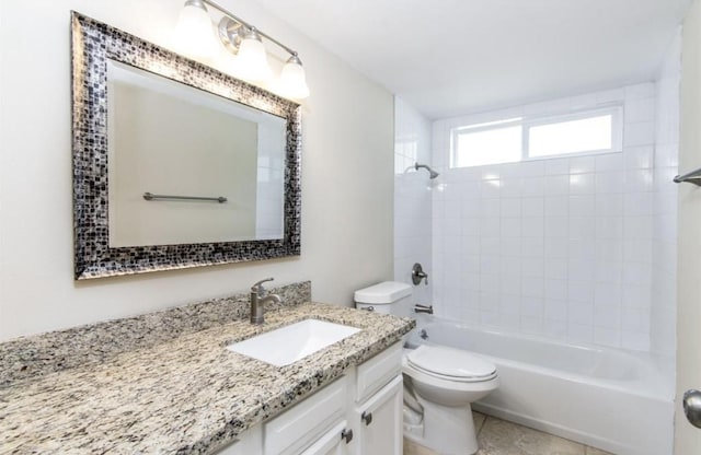 5807 Silver Forest Dr, Houston, TX 77092 - full bathroom with vanity and tub / shower combination