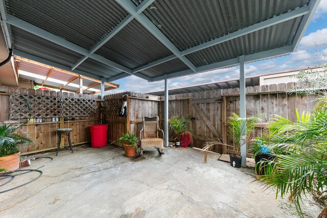 6506 Kentwick Dr, Houston, TX 77084 - view of patio with a gate