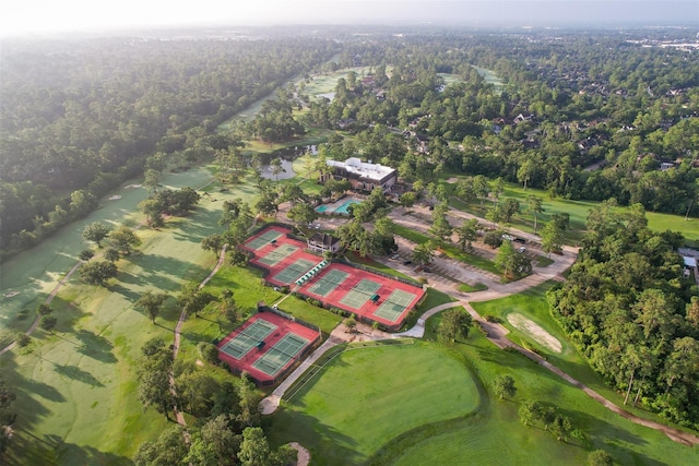 16119 Villa Fontana Way, Houston, TX 77068 - aerial view of property's location with a forest