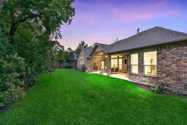 13907 Misty Leaf Ct, Houston, TX 77044 - view of yard with a patio area
