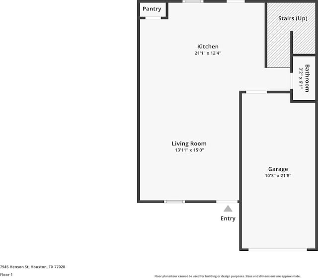 7945 Henson St, Houston, TX 77028 - property floor plan