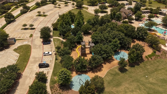 10711 Kingston Spring Dr, Missouri City, TX 77459 - drone / aerial view of a pool area