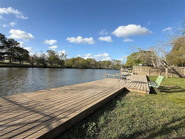 301 Old Bayou Dr, Dickinson, TX 77539 - dock area featuring a water view