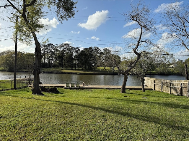 301 Old Bayou Dr, Dickinson, TX 77539 - view of yard featuring a water view