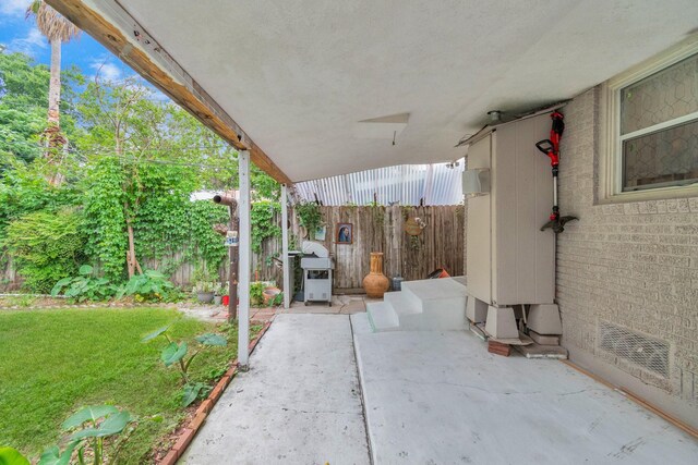 8209 Howard Dr, Houston, TX 77017 - view of patio with a grill