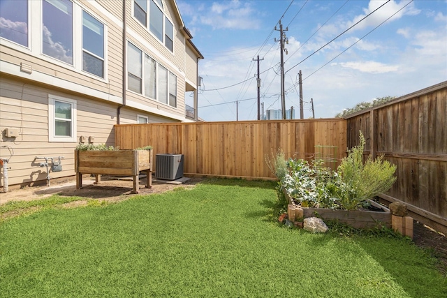 2402 Calumet St Unit C, Houston, TX 77004 - view of yard featuring central air condition unit and a garden