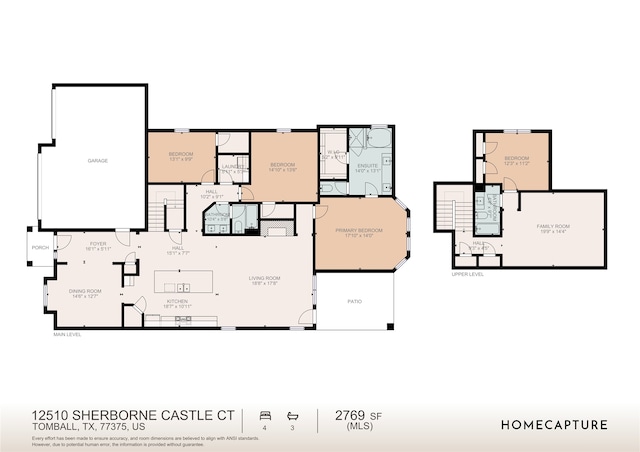 12510 Sherborne Castle Ct, Tomball, TX 77375 - room layout