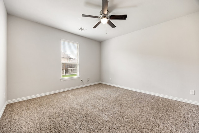 12510 Sherborne Castle Ct, Tomball, TX 77375 - unfurnished room featuring carpet flooring, a ceiling fan, and baseboards