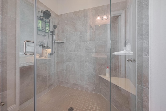 18526 Waterfall Creek Way, Cypress, TX 77429 - bathroom featuring a stall shower