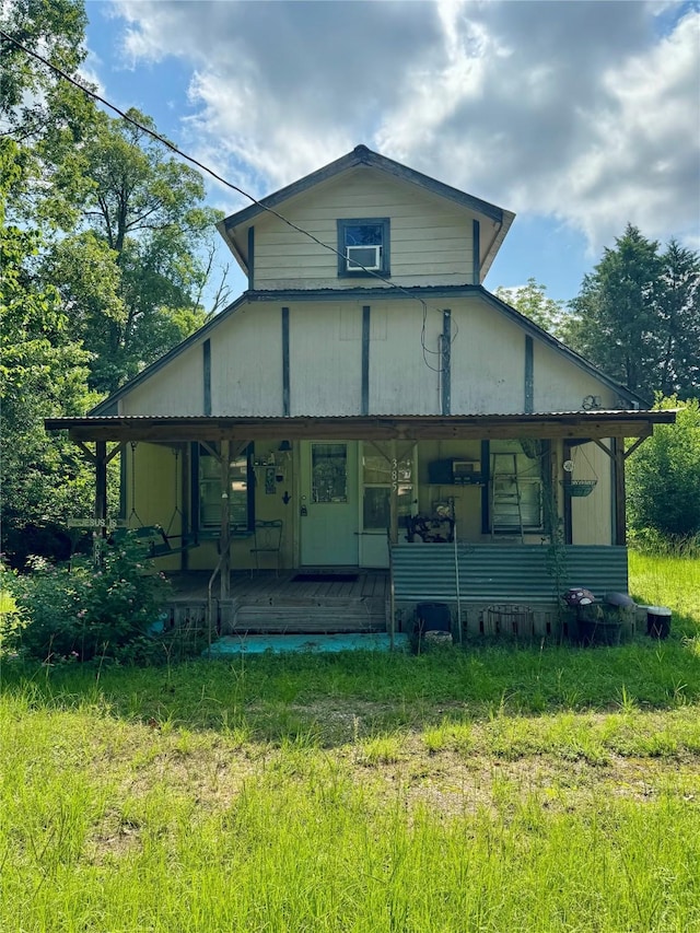 385 Ole Long Pull Rd, Livingston, TX 77351 - view of front of home featuring covered porch