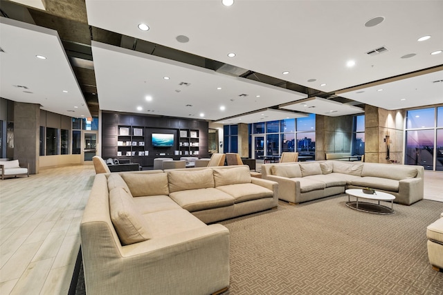 5925 Almeda Rd Unit 12314, Houston, TX 77004 - building lobby featuring recessed lighting and expansive windows