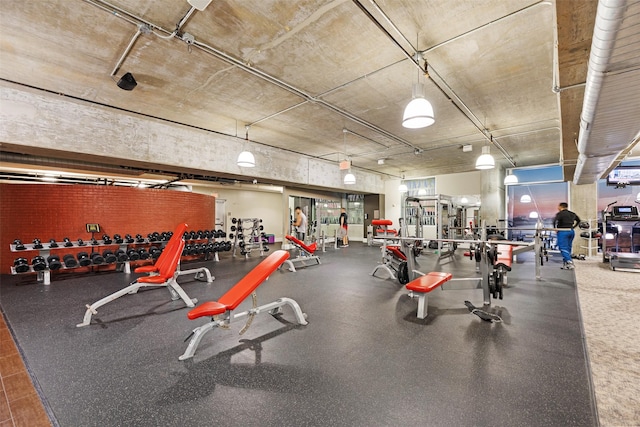 5925 Almeda Rd Unit 12314, Houston, TX 77004 - view of gym