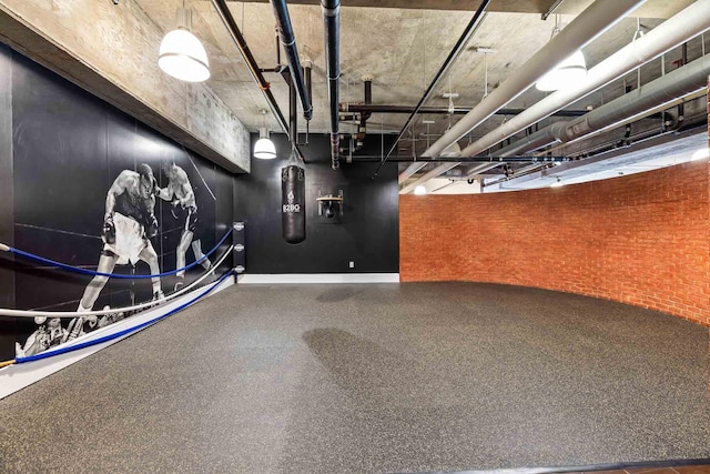5925 Almeda Rd Unit 12314, Houston, TX 77004 - garage with baseboards
