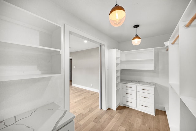 1931 Chaparral Dr, Houston, TX 77043 - spacious closet with light wood finished floors