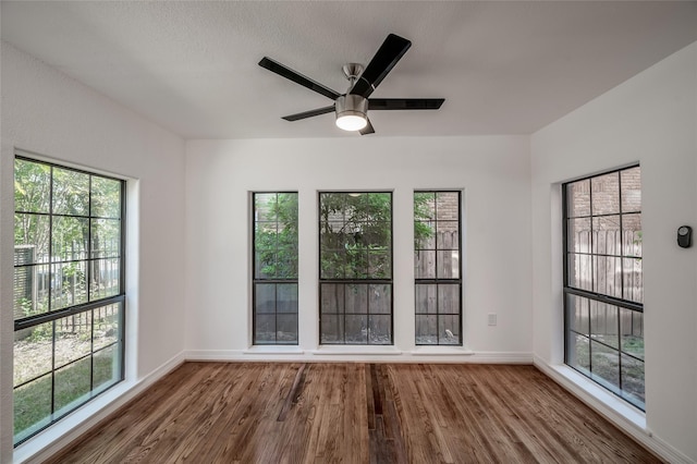 2308 Blodgett St, Houston, TX 77004 - spare room with wood finished floors, plenty of natural light, and baseboards