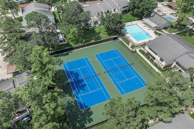 14515 Wunderlich Dr Unit 1703, Houston, TX 77069 - aerial view of residential area featuring a pool