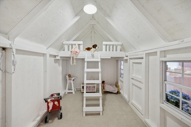 6206 Piping Rock Ln, Houston, TX 77057 - carpeted bedroom with vaulted ceiling