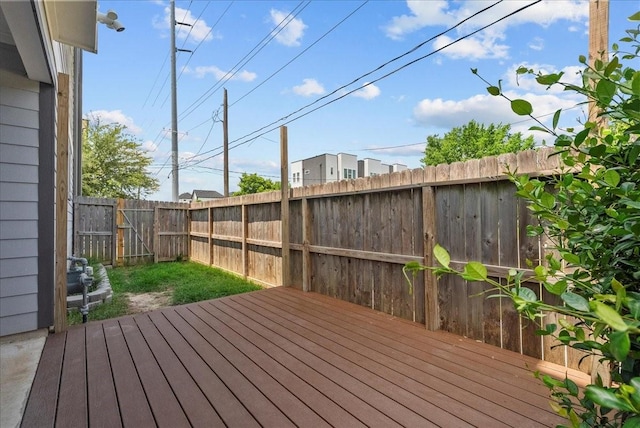 2607 Mcilhenny St, Houston, TX 77004 - wooden deck featuring a fenced backyard