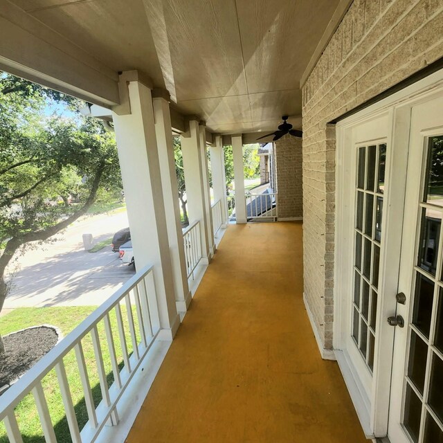 1012 Walnut Pointe, League City, TX 77573 - covered porch with french doors