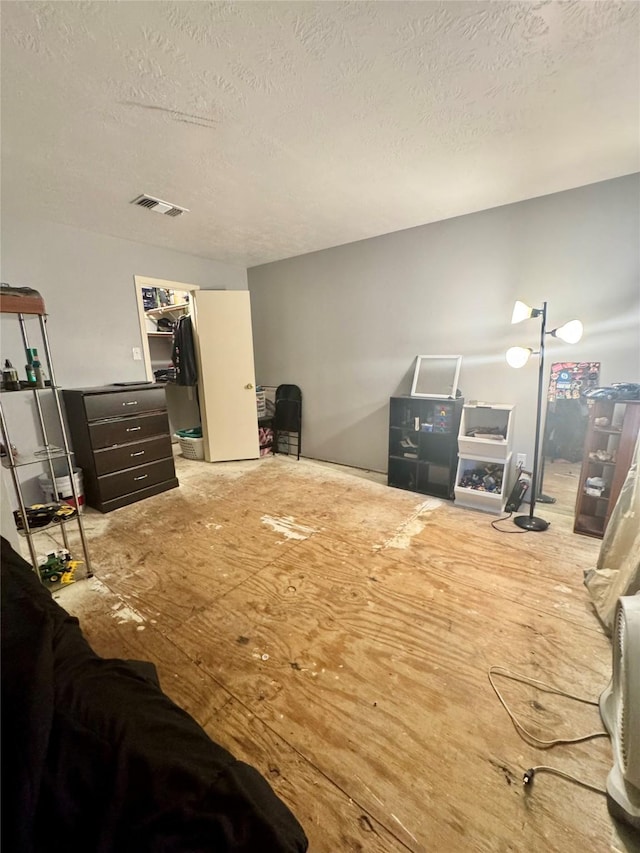 4631 Mi Castillo Ct, Houston, TX 77045 - bedroom with a textured ceiling and a spacious closet