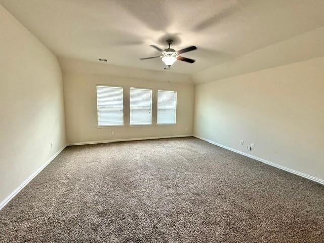 1216 Matthew Hills Ln, Spring, TX 77386 - carpeted empty room with a ceiling fan and baseboards