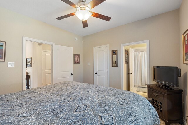 5131 Rowley Falls Ln, Sugar Land, TX 77479 - bedroom with a ceiling fan