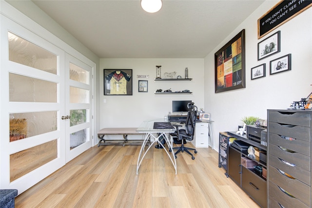 11702 Twin Creeks Hill Dr, Cypress, TX 77433 - office area featuring light wood-style flooring