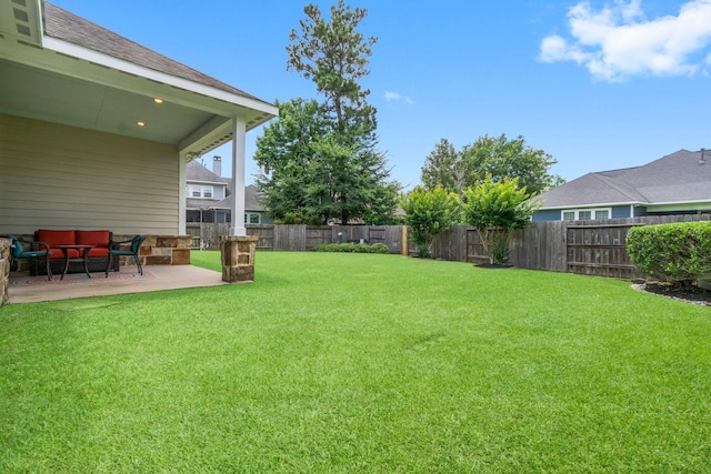 122 Cherry Oak Ln, Montgomery, TX 77316 - view of yard with a patio