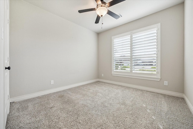 538 Still Water Ridge Ln, Sealy, TX 77474 - carpeted empty room featuring baseboards and ceiling fan