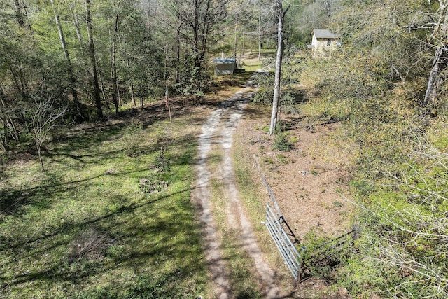 1181 Hickman Creek Dr, Cleveland, TX 77328 - view of dirt / gravel road