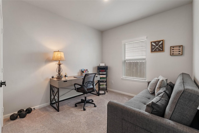 5732 Palm Flower Dr, Montgomery, TX 77316 - carpeted home office featuring baseboards