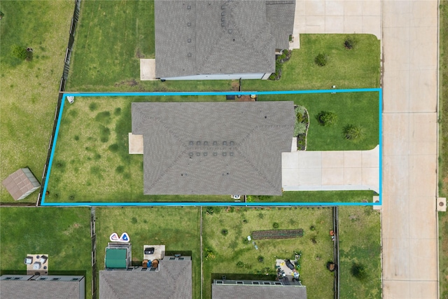 5732 Palm Flower Dr, Montgomery, TX 77316 - aerial overview of property's location with property boundaries highlighted