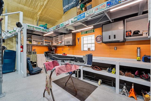 21885 Lost Mdw, New Caney, TX 77357 - misc room with wood walls