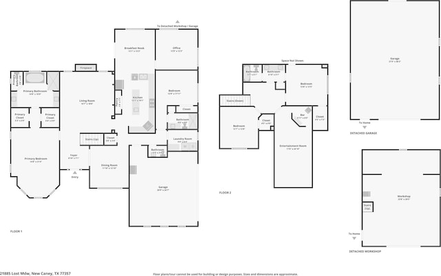 21885 Lost Mdw, New Caney, TX 77357 - home floor plan