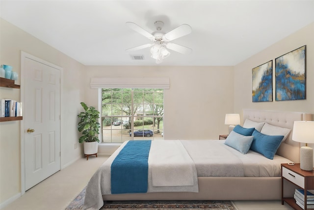 718 Presley Way, Sugar Land, TX 77479 - bedroom featuring ceiling fan, baseboards, and carpet