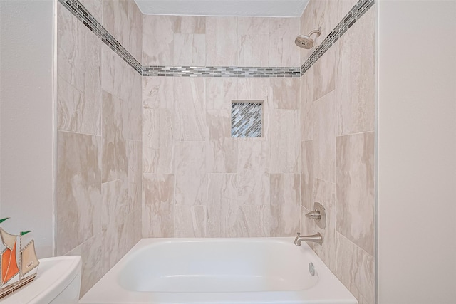 2902 Secluded Dr, Sugar Land, TX 77498 - full bathroom with toilet and shower / tub combination