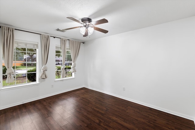 1919 W Welsford Dr, Spring, TX 77386 - spare room with baseboards, ceiling fan, and wood finished floors