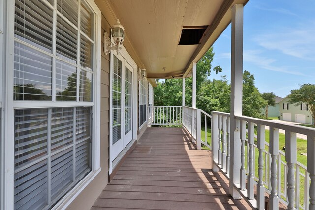 360 Holiday Ln, Coldspring, TX 77331 - view of deck
