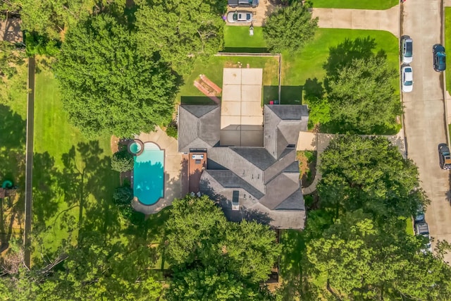 17407 W Blooming Rose Ct, Cypress, TX 77429 - drone / aerial view of a pool