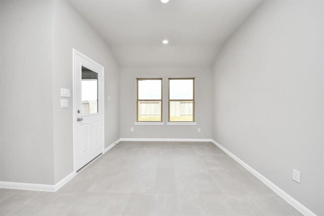 1307 Bonnerjee Dr, Crosby, TX 77532 - unfurnished room featuring baseboards and recessed lighting