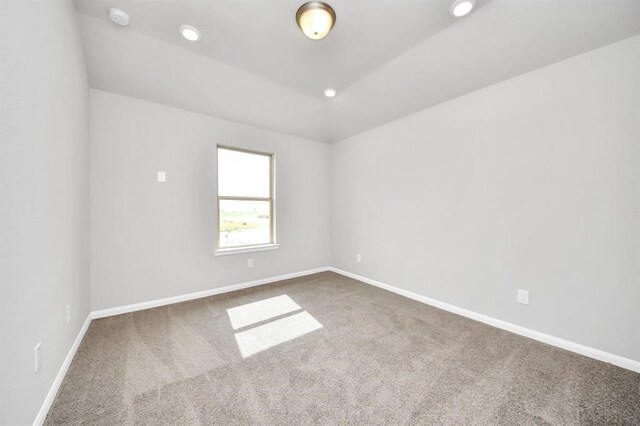 1307 Bonnerjee Dr, Crosby, TX 77532 - carpeted spare room with baseboards, a smoke detector, and recessed lighting