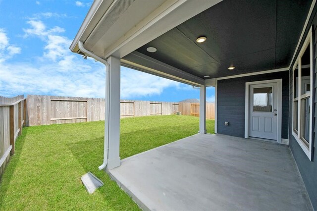 1307 Bonnerjee Dr, Crosby, TX 77532 - view of patio