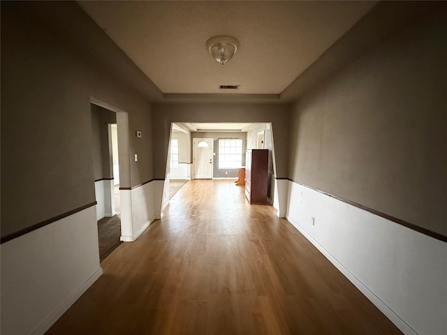 773 Lucky St, Houston, TX 77088 - hall with wood finished floors and baseboards